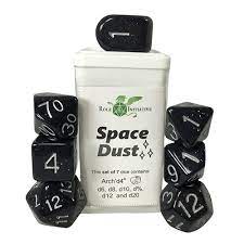 Role 4 Initiative Set of 7 Dice Space Dust
